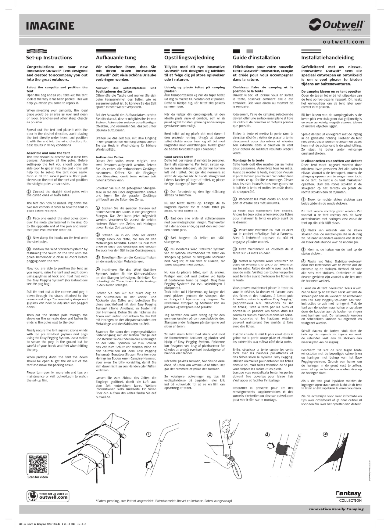 Imagen de la primera página del manual del dispositivo Fantasy Imagine