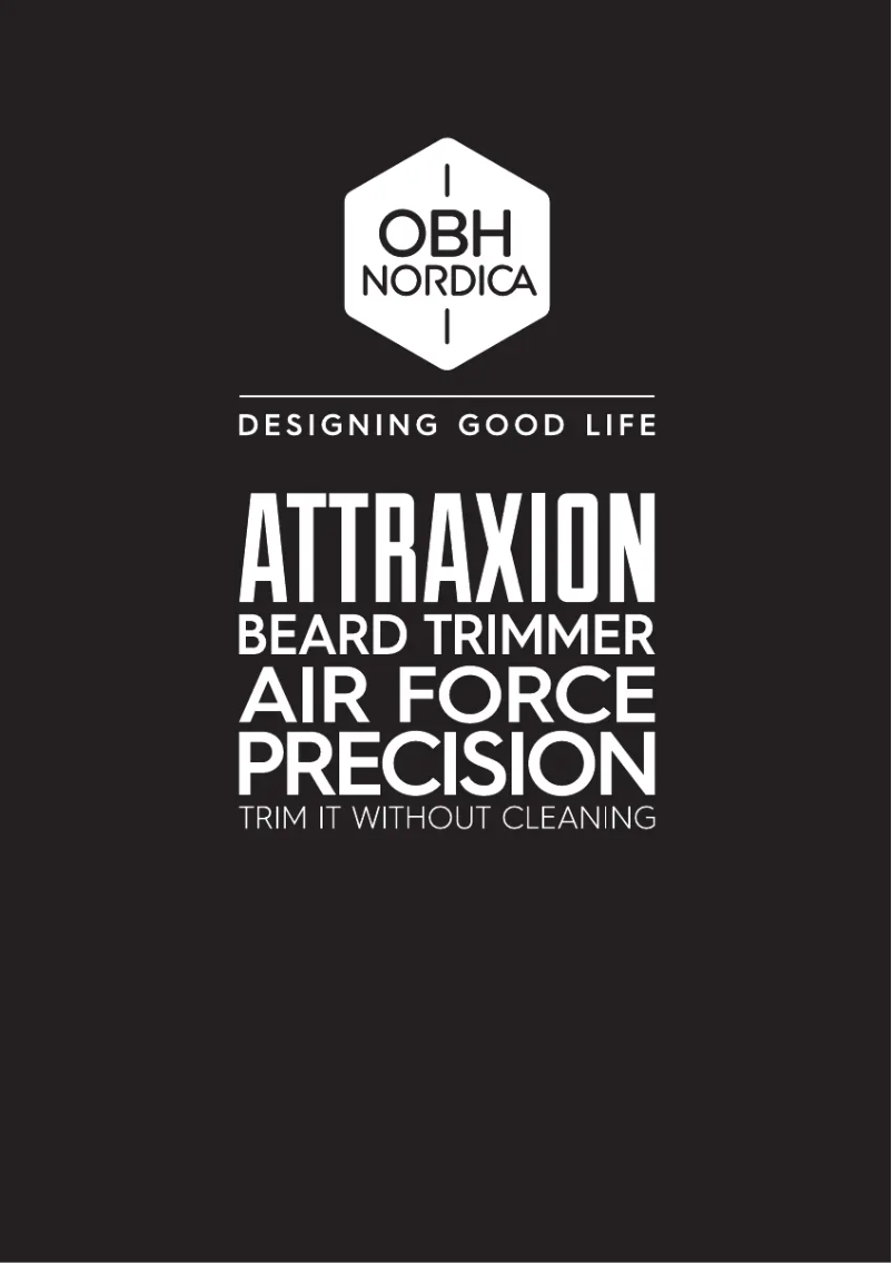 Page n°1 - Manuel utilisateur OBH Nordica Attraxion Air Force Precision HH4801N0