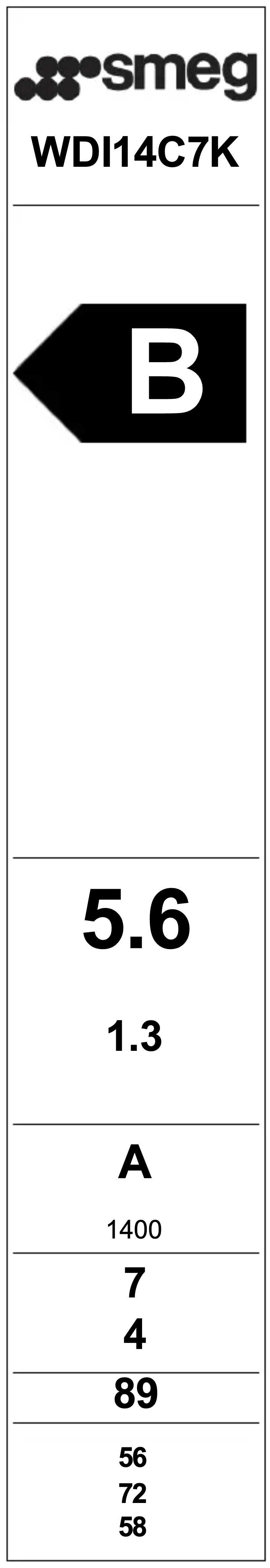 Image de la première page du manuel de l'appareil WDI14C7K