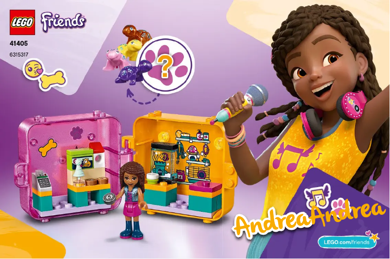 Page 1 de la notice Manuel utilisateur Lego Friends 41405