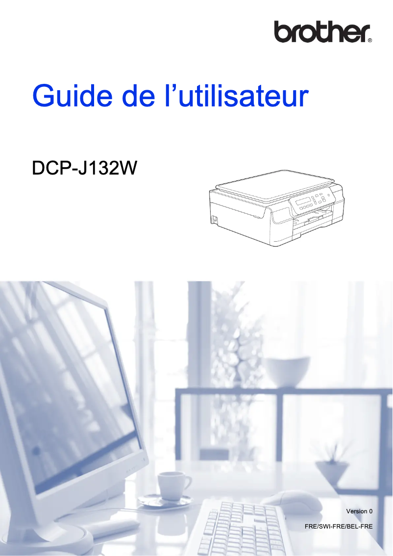 Page n°1 - Manuel utilisateur Brother DCP-J132W