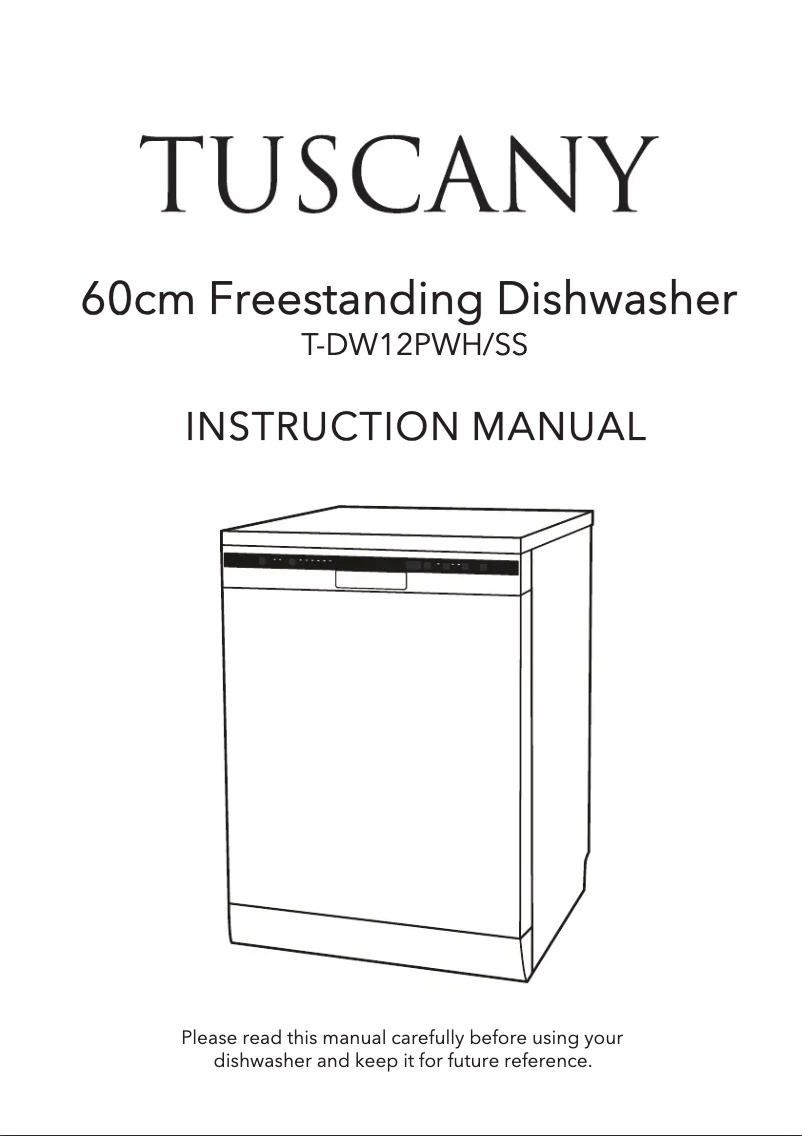 Page 1 de la notice Manuel utilisateur Tuscany T-DW12PWH