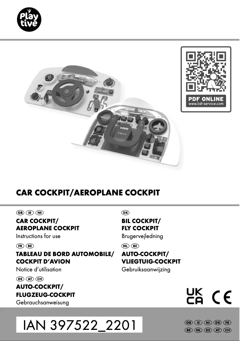 Page 1 de la notice Manuel utilisateur Playtive IAN 397522