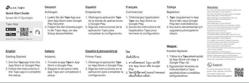 Page 1 de la notice Manuel utilisateur TP-Link Tapo L610