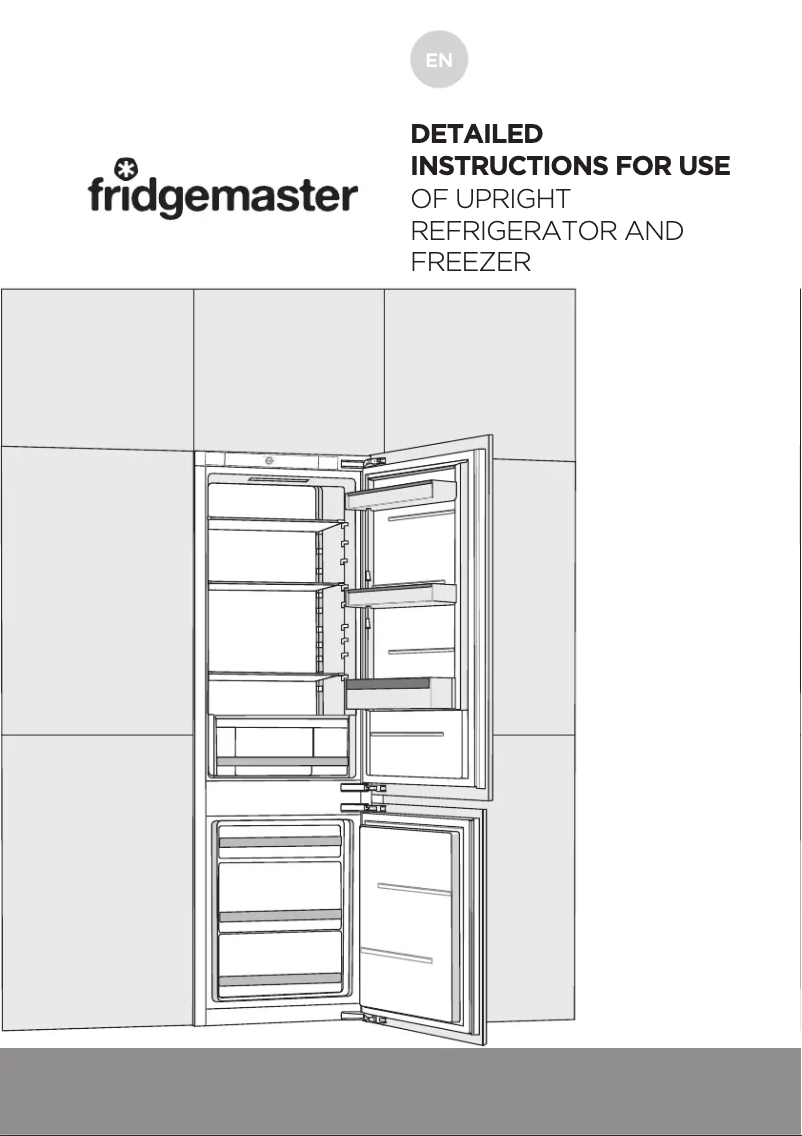 Page n°1 - Manuel utilisateur Fridgemaster MBC54260F