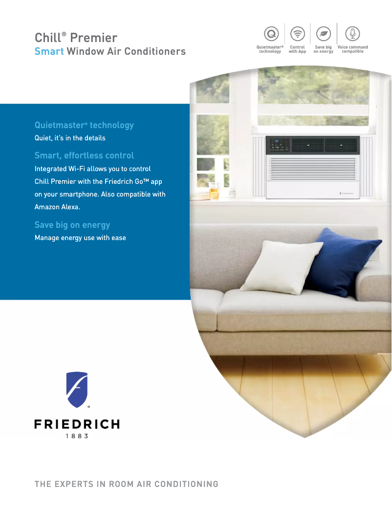 Página 1 del manual Manual de usuario Friedrich Chill Premier CCF08A10A