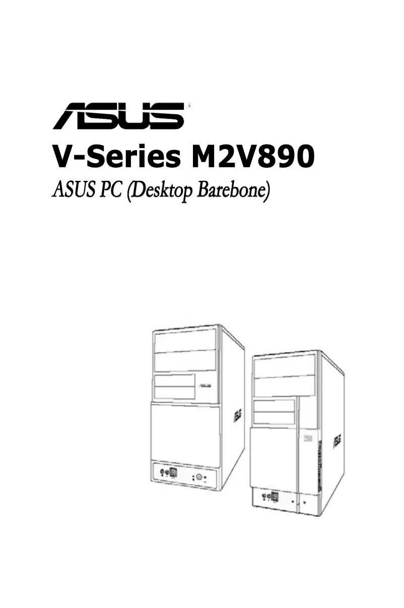Page 1 de la notice Manuel utilisateur Asus V3-M2V890