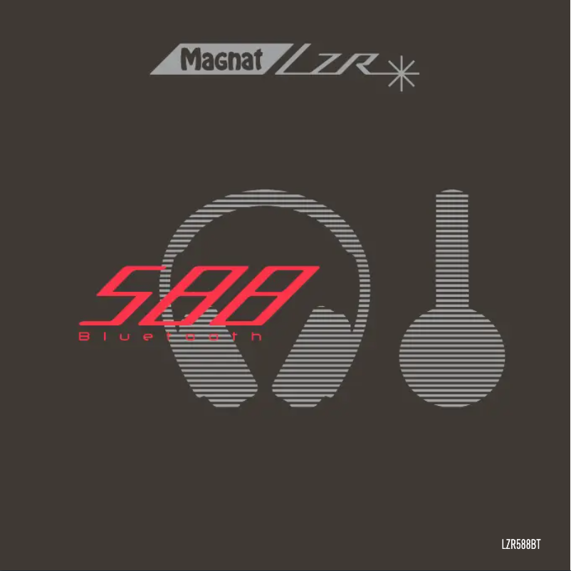 Page 1 de la notice Manuel utilisateur Magnat LZR 588 BT