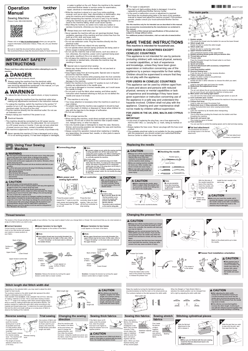 Page n°1 - Manuel utilisateur Brother HF53