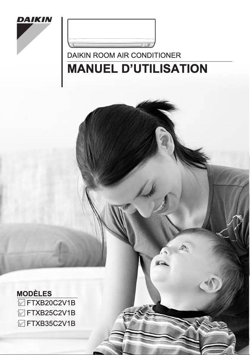 Page 1 de la notice Manuel utilisateur Daikin FTXB35C2V1B