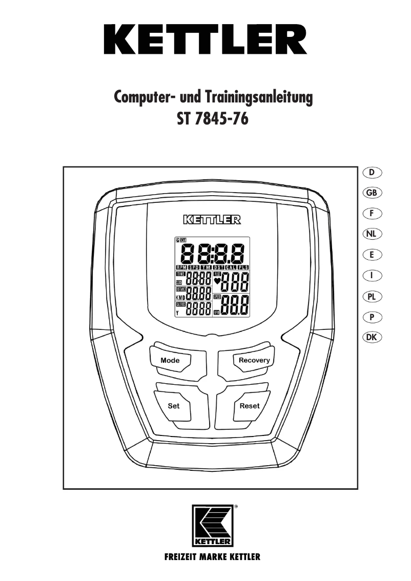 Image de la première page du manuel de l'appareil Sprint 3.0