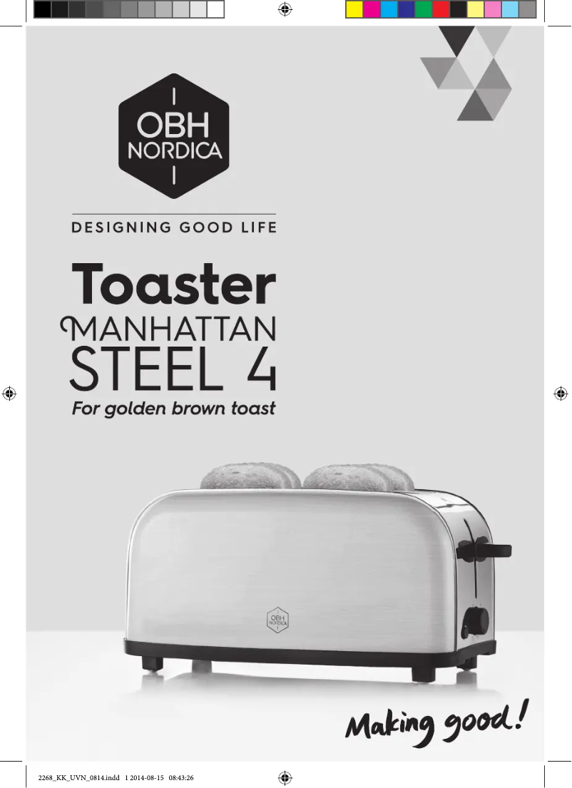 Página 1 del manual Manual de usuario OBH Nordica Manhattan steel 4 2268