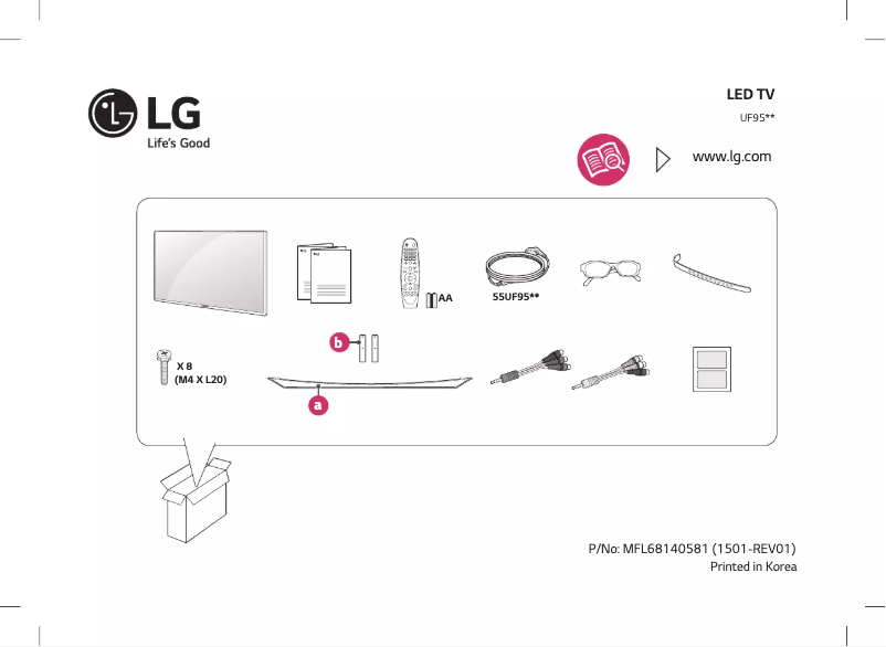 Página 1 del manual Manual de usuario LG 65UF950T