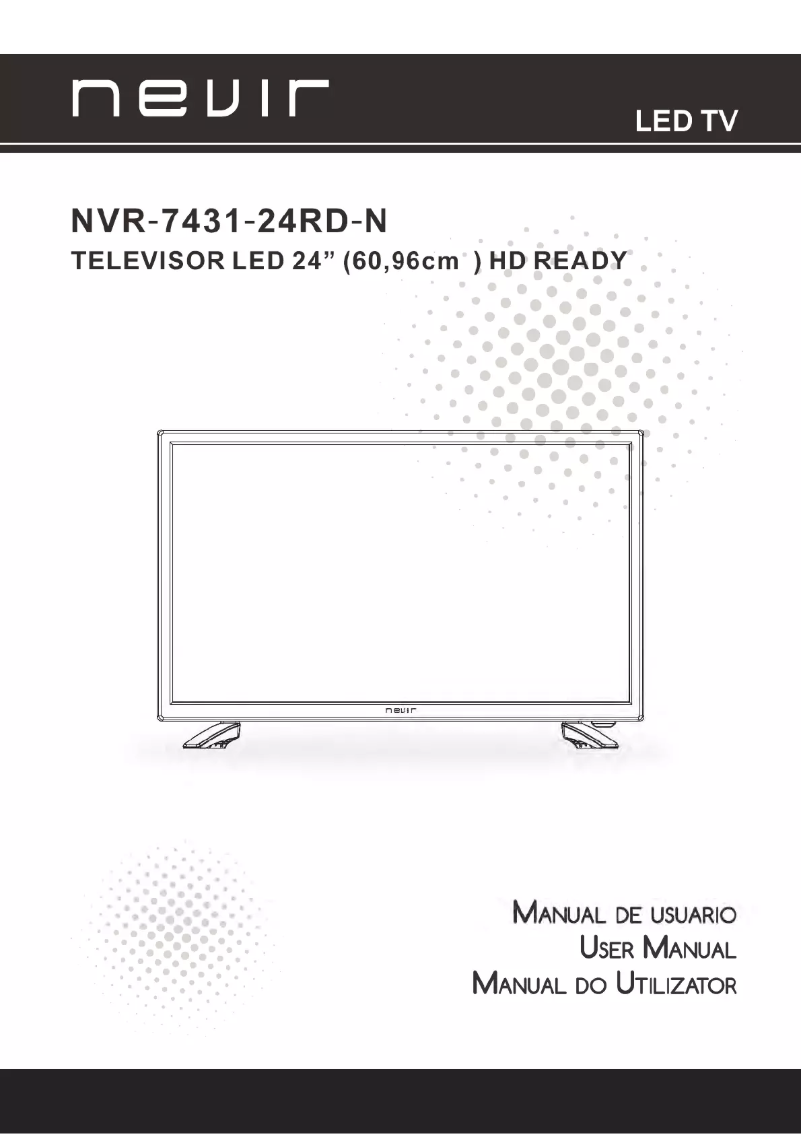 Page 1 de la notice Manuel utilisateur Nevir NVR-7431-24RD-N