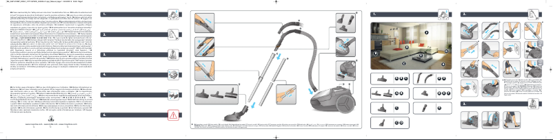 Image de la première page du manuel de l'appareil City Space Cyclonic TW2522AH
