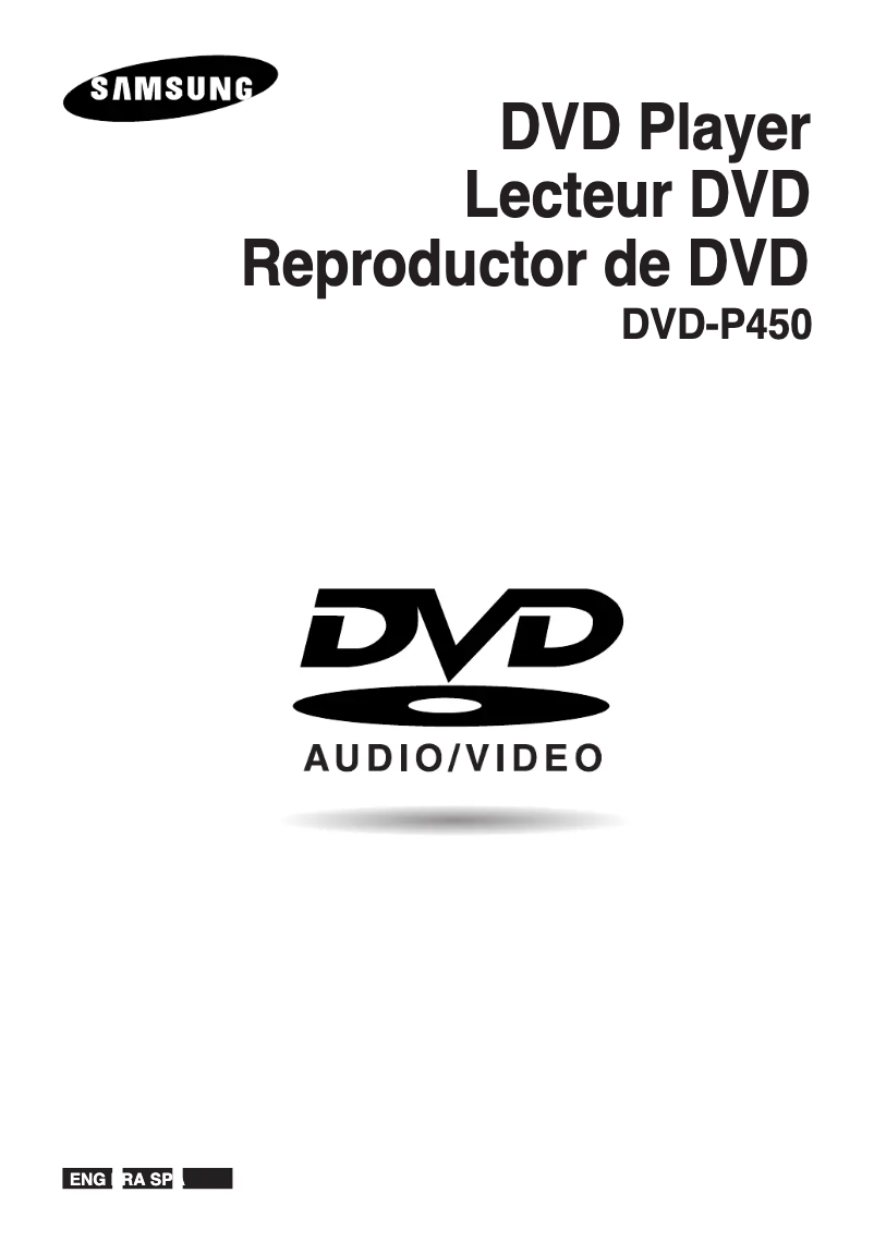 Imagen de la primera página del manual del dispositivo DVD-P450