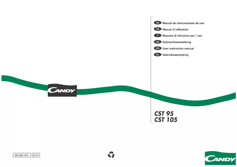 Image de la première page du manuel de l'appareil CST 105 EX