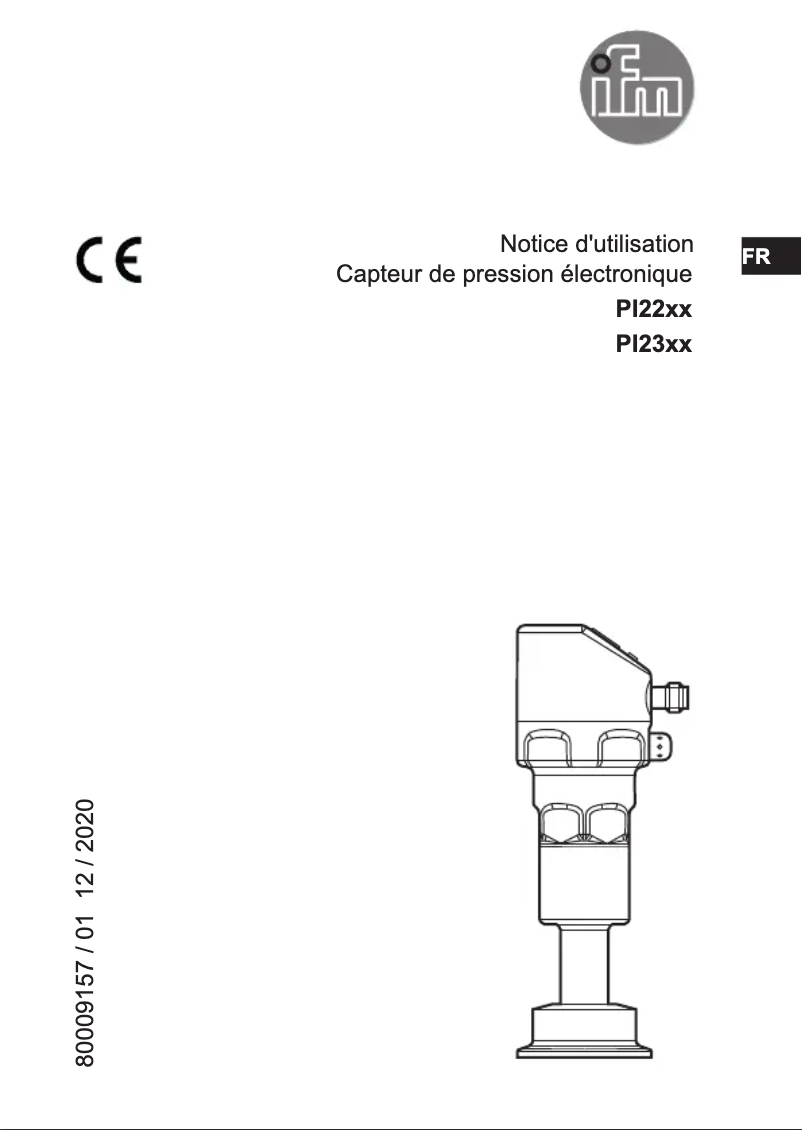 Page n°1 - Manuel utilisateur IFM PI2306
