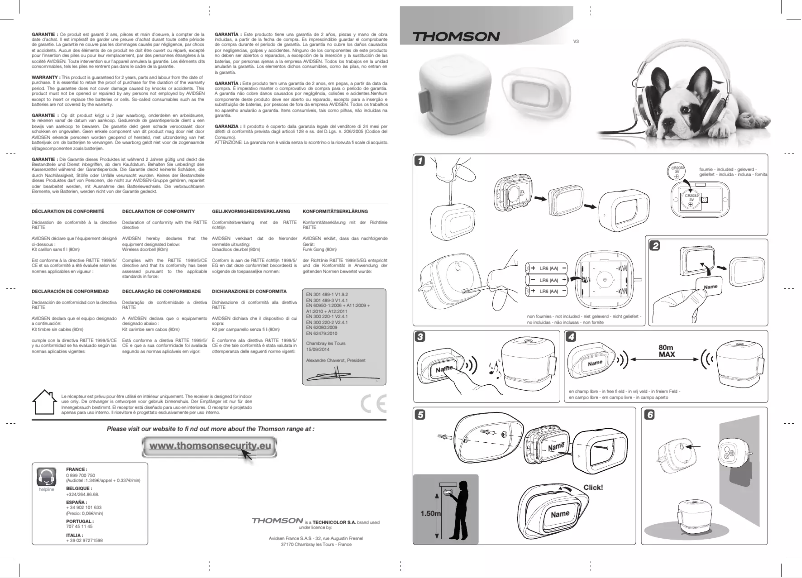 Página 1 del manual Manual de usuario Thomson 513100