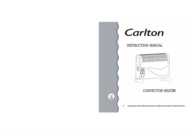 Page n°1 - Manuel utilisateur Carlton CH2000
