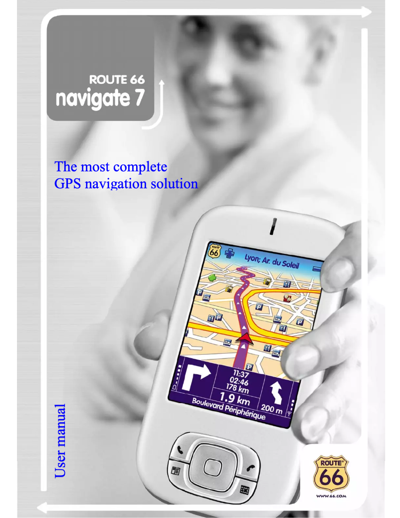 Page 1 de la notice Manuel utilisateur Curtis Route 66 Navigate 7