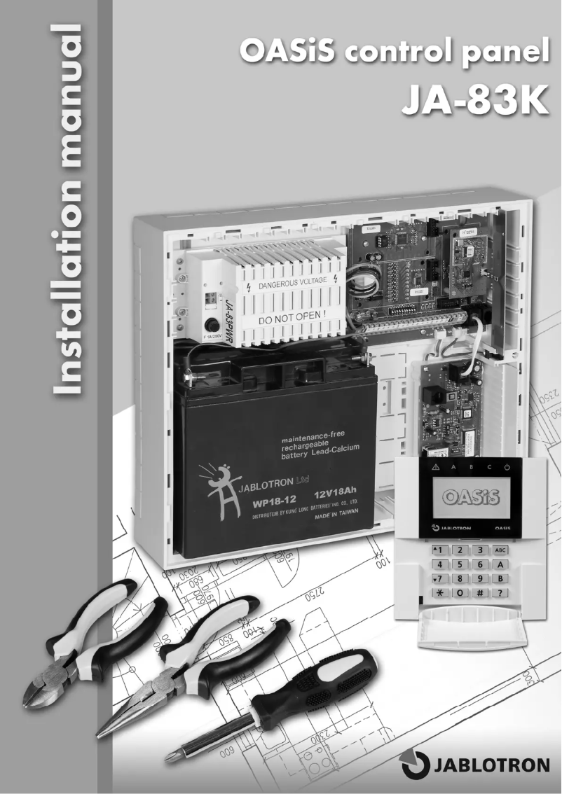 Page 1 de la notice Manuel utilisateur Joblotron JA-83K