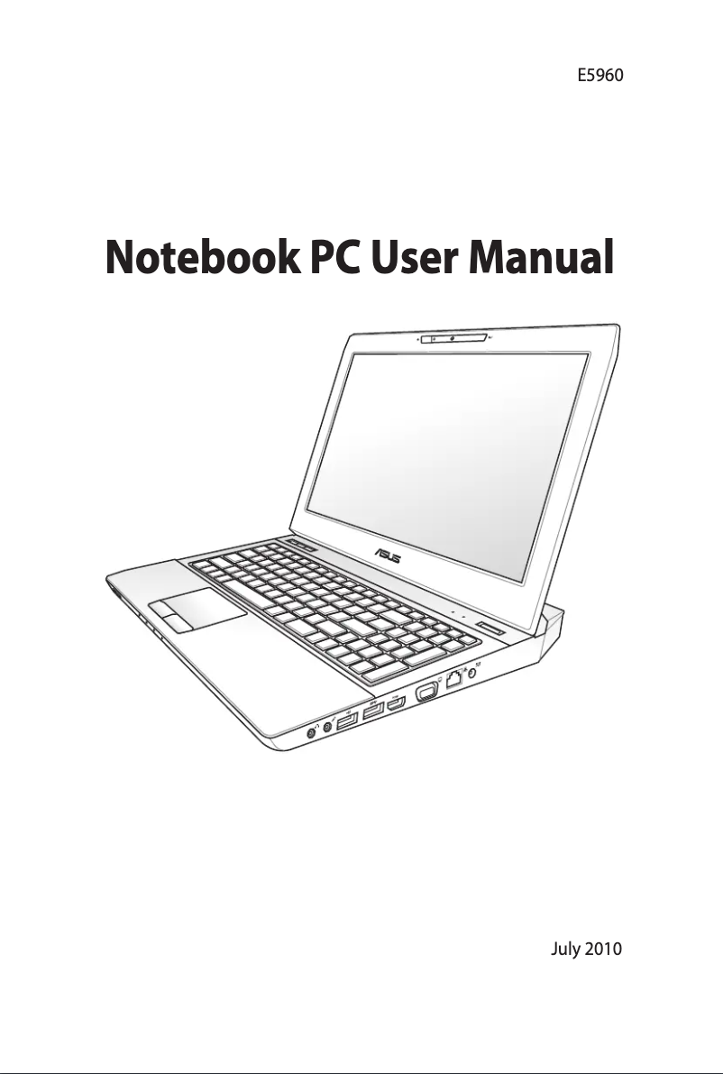 Page 1 de la notice Manuel utilisateur Asus G53SW