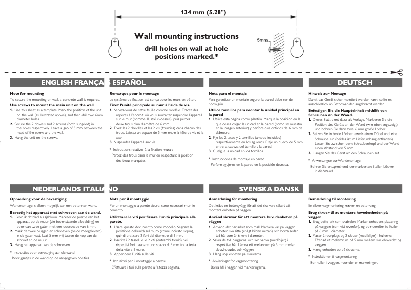Page 1 de la notice Guide d'installation Philips DCB3070