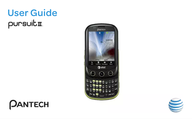 Page n°1 - Manuel utilisateur Pantech Pursuit II