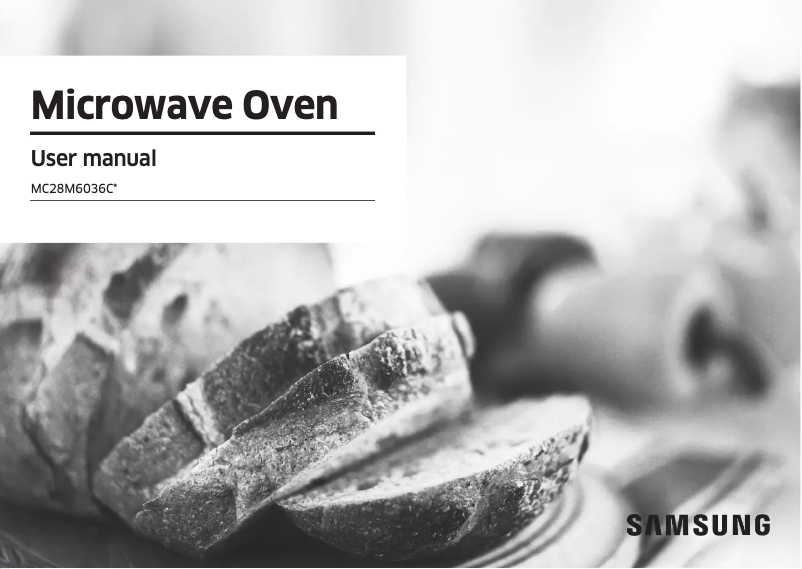 Page 1 de la notice Manuel utilisateur Samsung MC28M6036CK