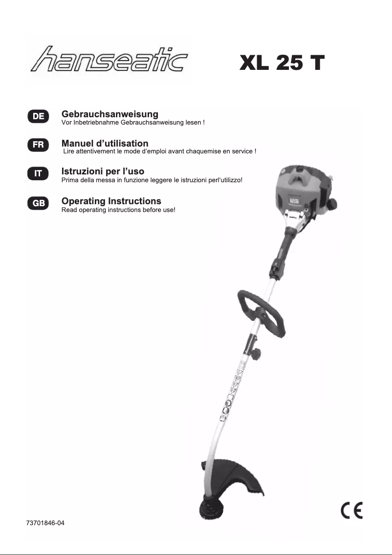 Página 1 del manual Manual de usuario Hanseatic XL 25 T