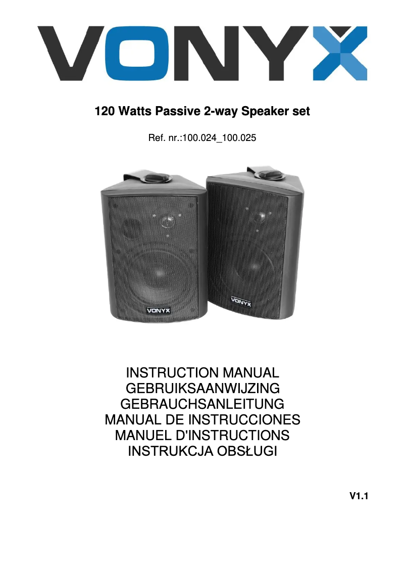 Page 1 de la notice Manuel utilisateur Skytec ODS65B