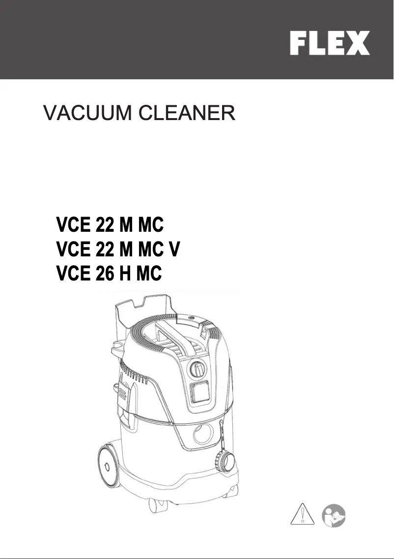 Page 1 de la notice Manuel utilisateur Flex VCE 22 M MC V
