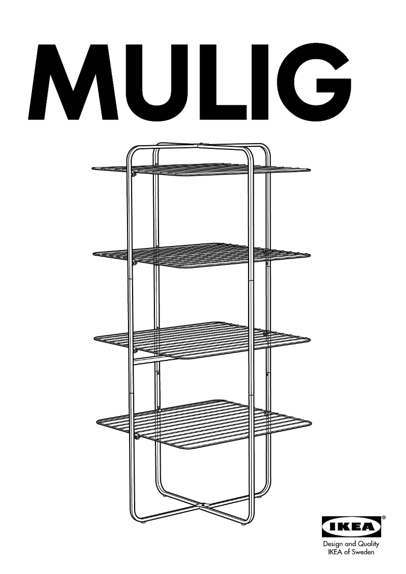 Page 1 de la notice Manuel utilisateur Ikea MULIG 402.331.54