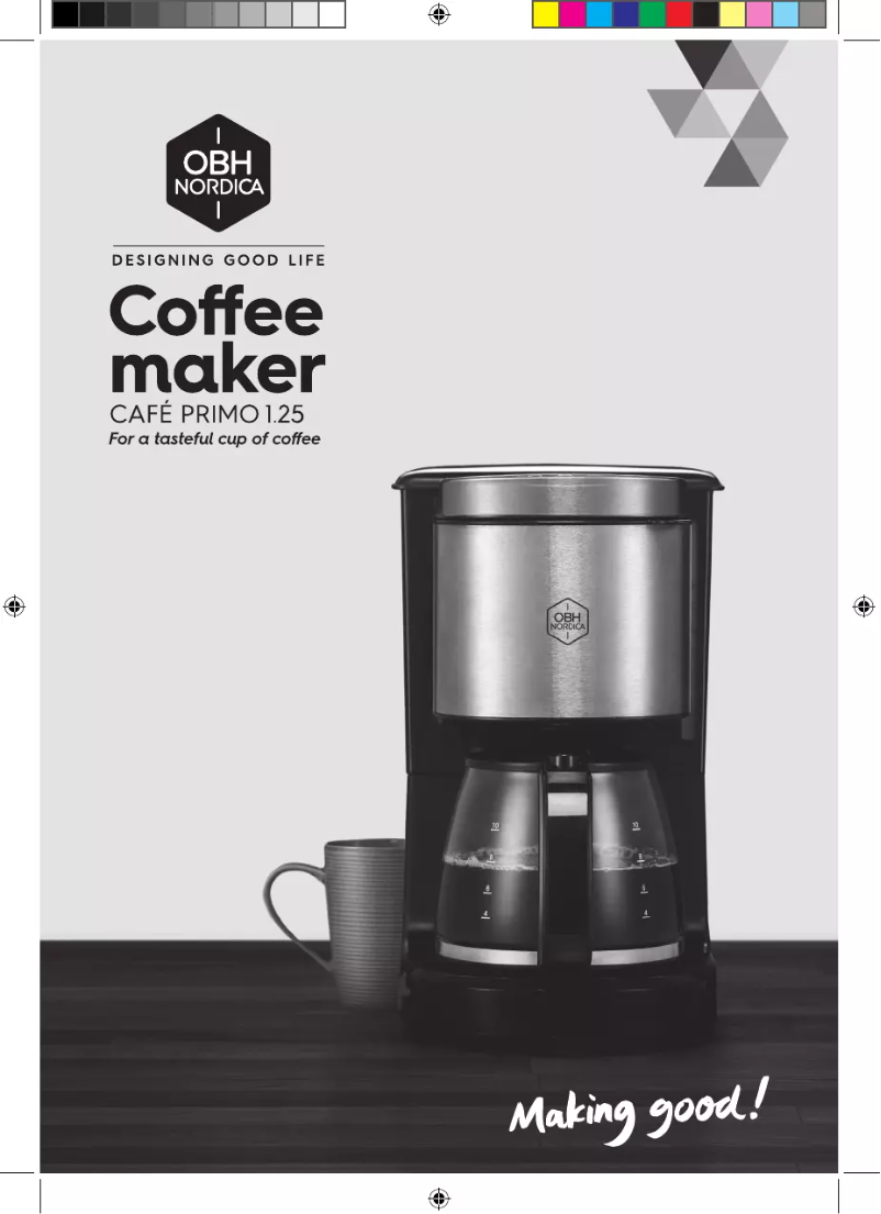 Page n°1 - Manuel utilisateur OBH Nordica Cafe Primo 2319