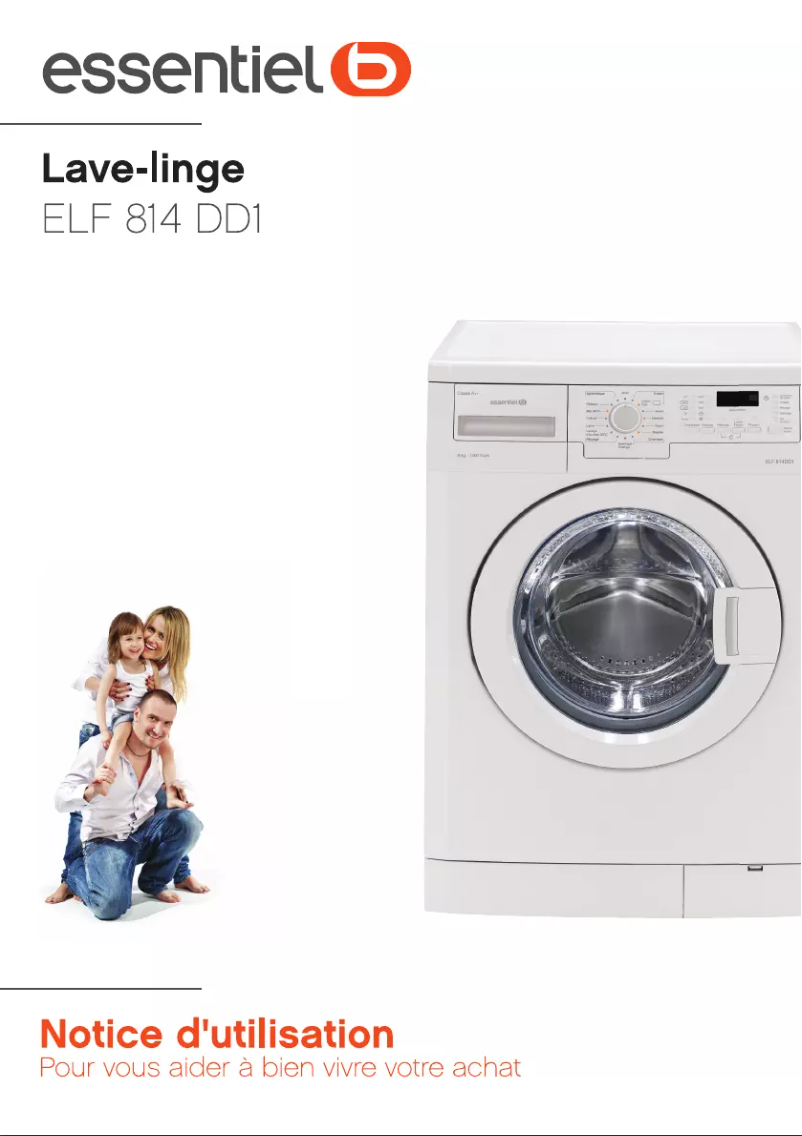 Image de la première page du manuel de l'appareil ELF 814 DD1