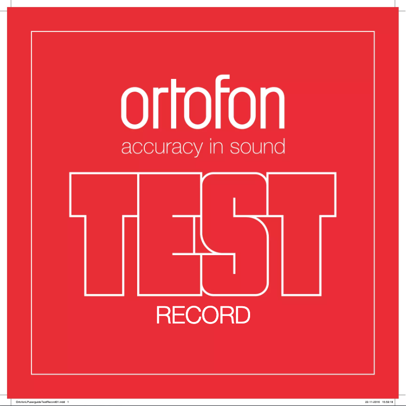 Image de la première page du manuel de l'appareil Test Record