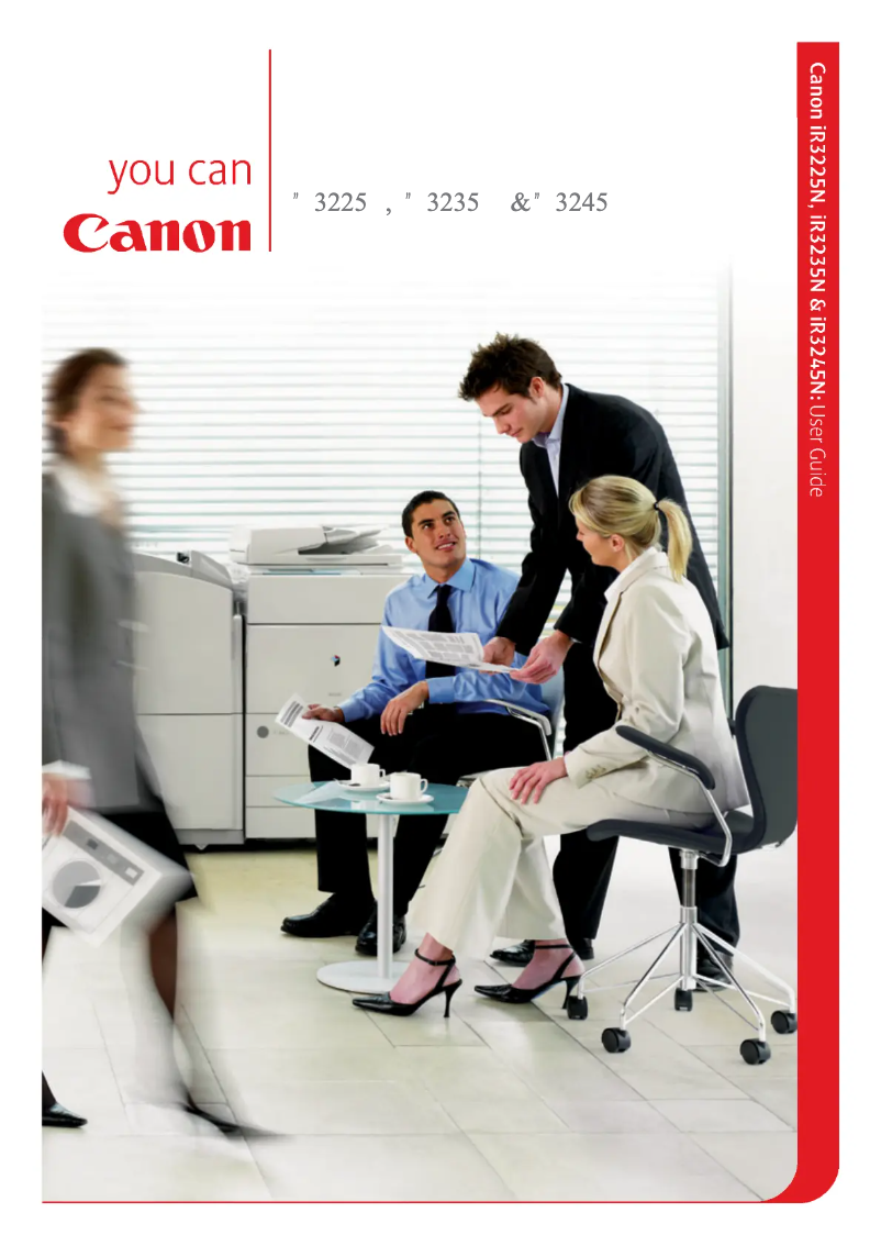 Imagen de la primera página del manual del dispositivo iR3225N