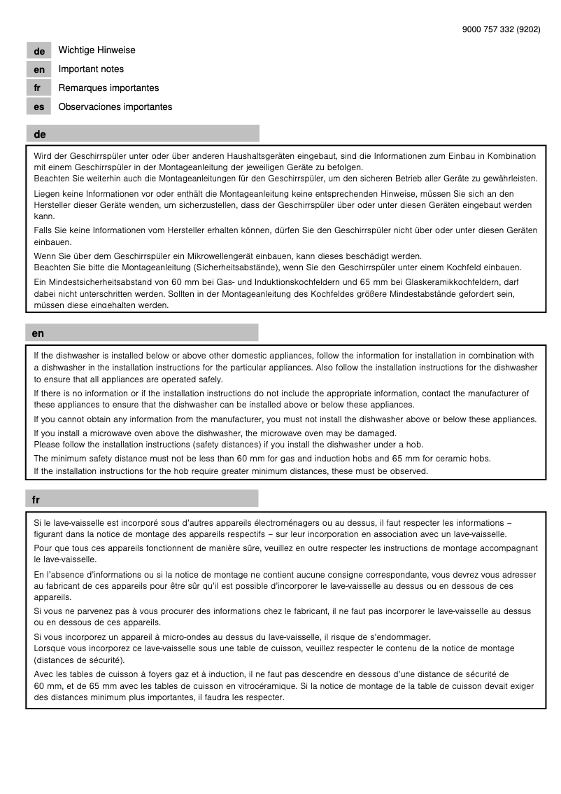 Image de la première page du manuel de l'appareil SCE53M05EU