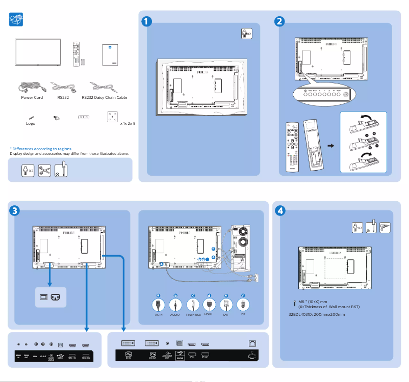 Imagen de la primera página del manual del dispositivo 32BDL4031D