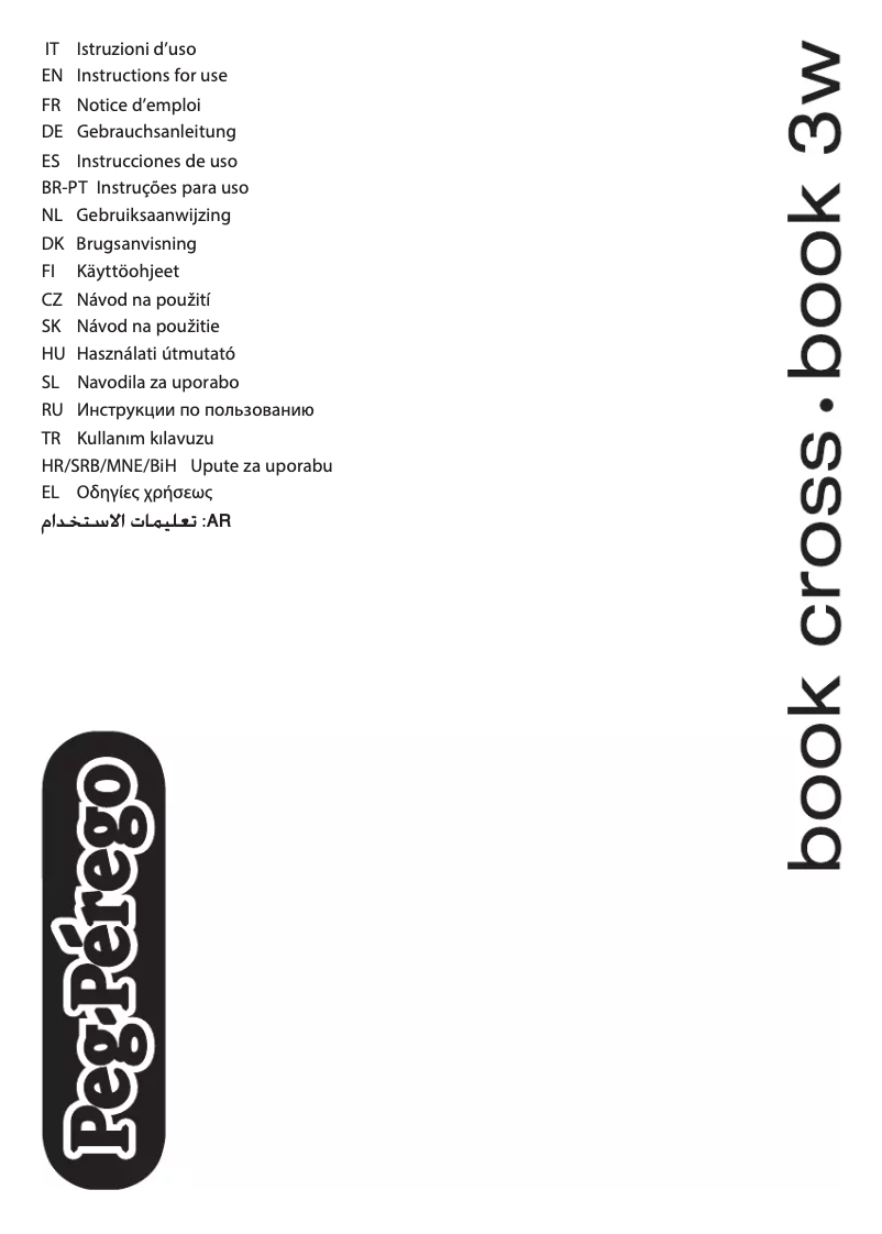 Image de la première page du manuel de l'appareil Book 3W