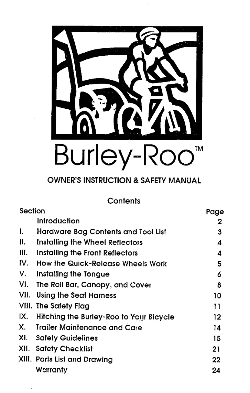 Página 1 del manual Manual de usuario Burley Roo