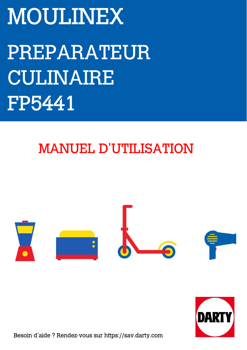 Image de la première page du manuel de l'appareil Double Force FP5441