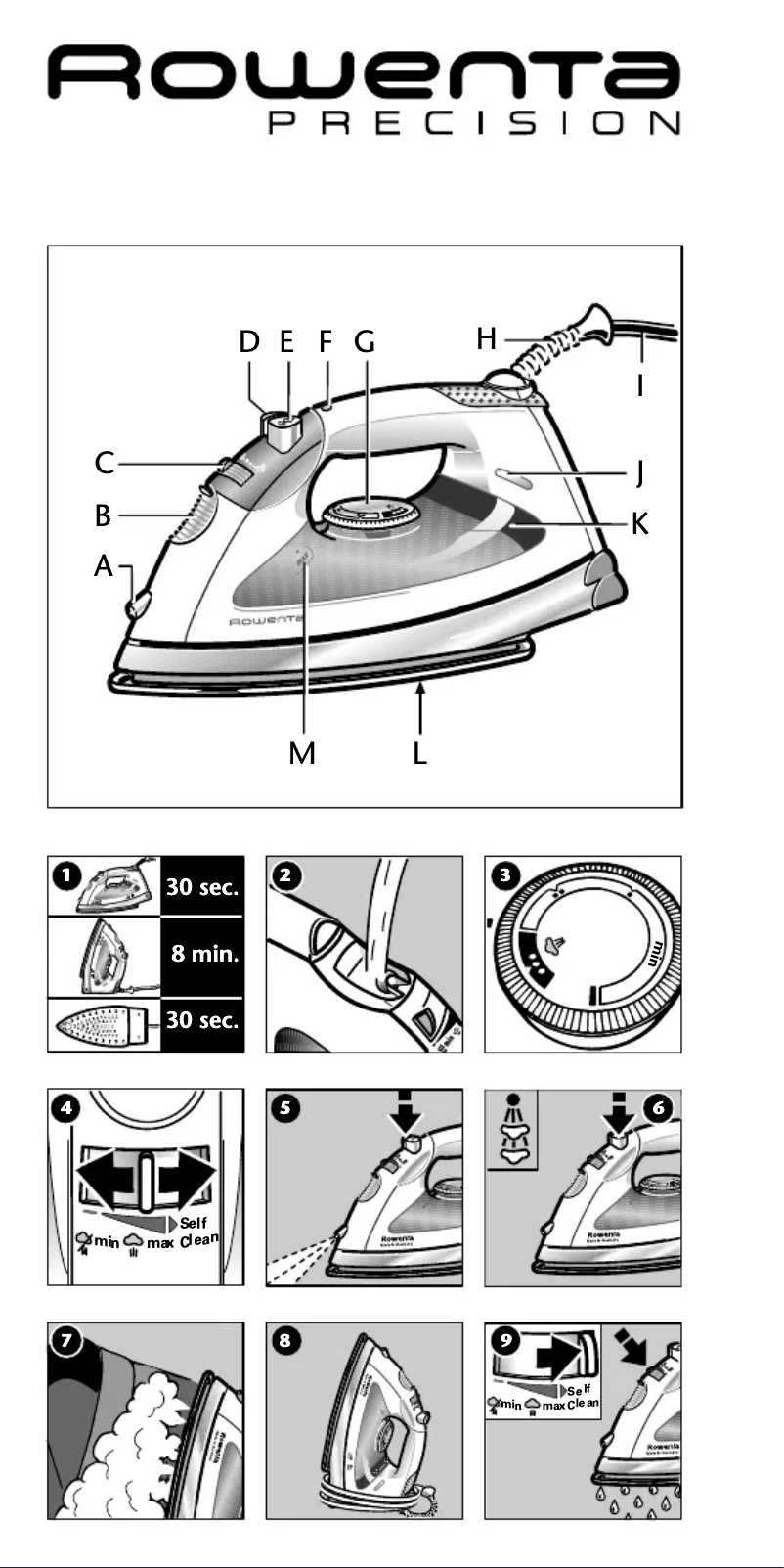 Image de la première page du manuel de l'appareil Precision DM5854