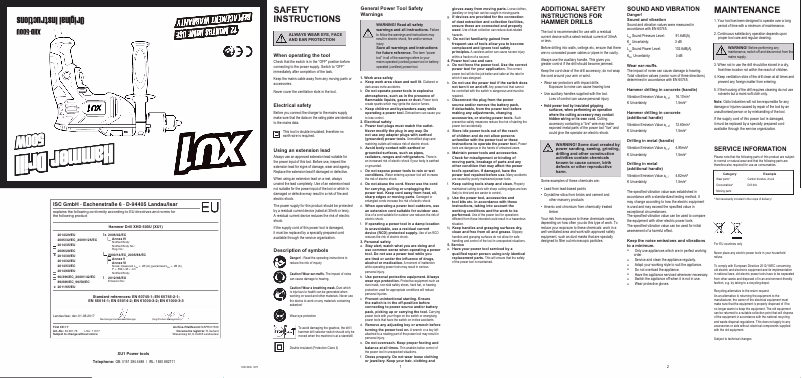 Image de la première page du manuel de l'appareil XHD-500U