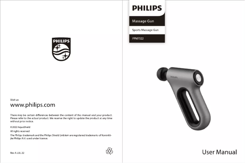 Image de la première page du manuel de l'appareil PPM7322