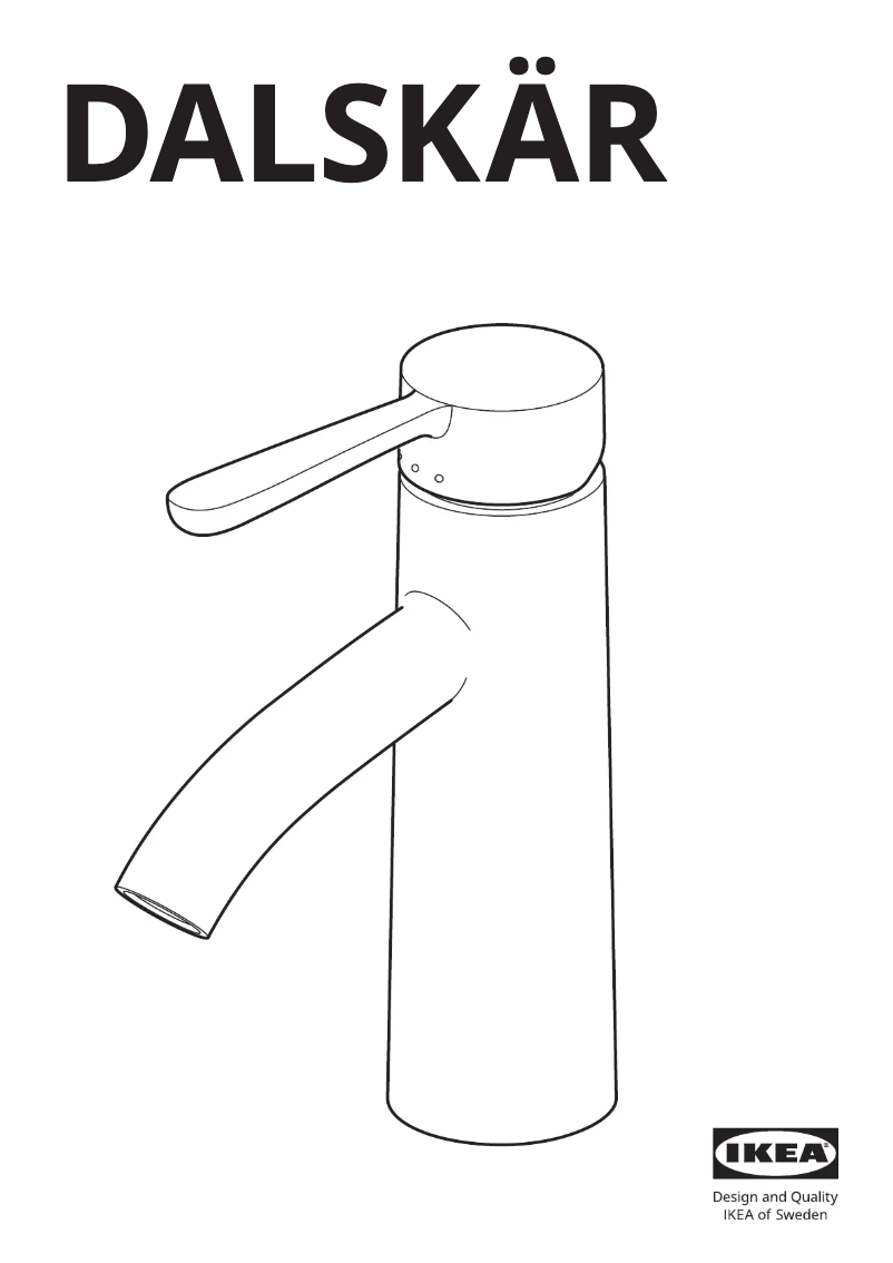 Imagen de la primera página del manual del dispositivo DALSKÄR 302.812.92