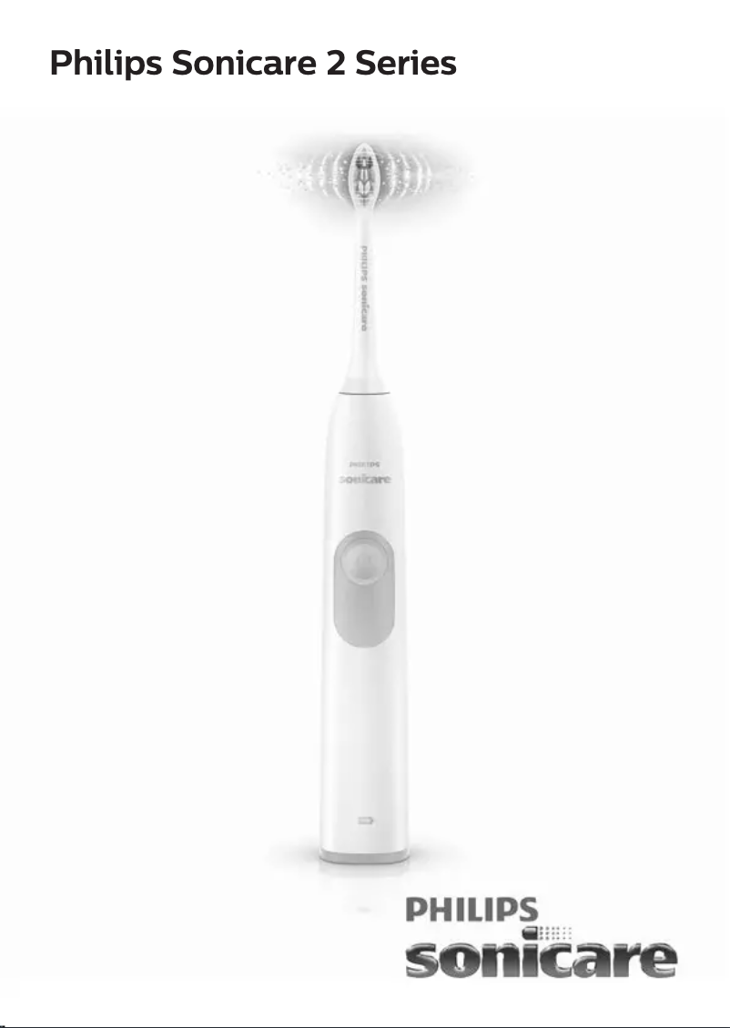 Página 1 del manual Manual de usuario Philips Sonicare 2 Series plaque control HX6222