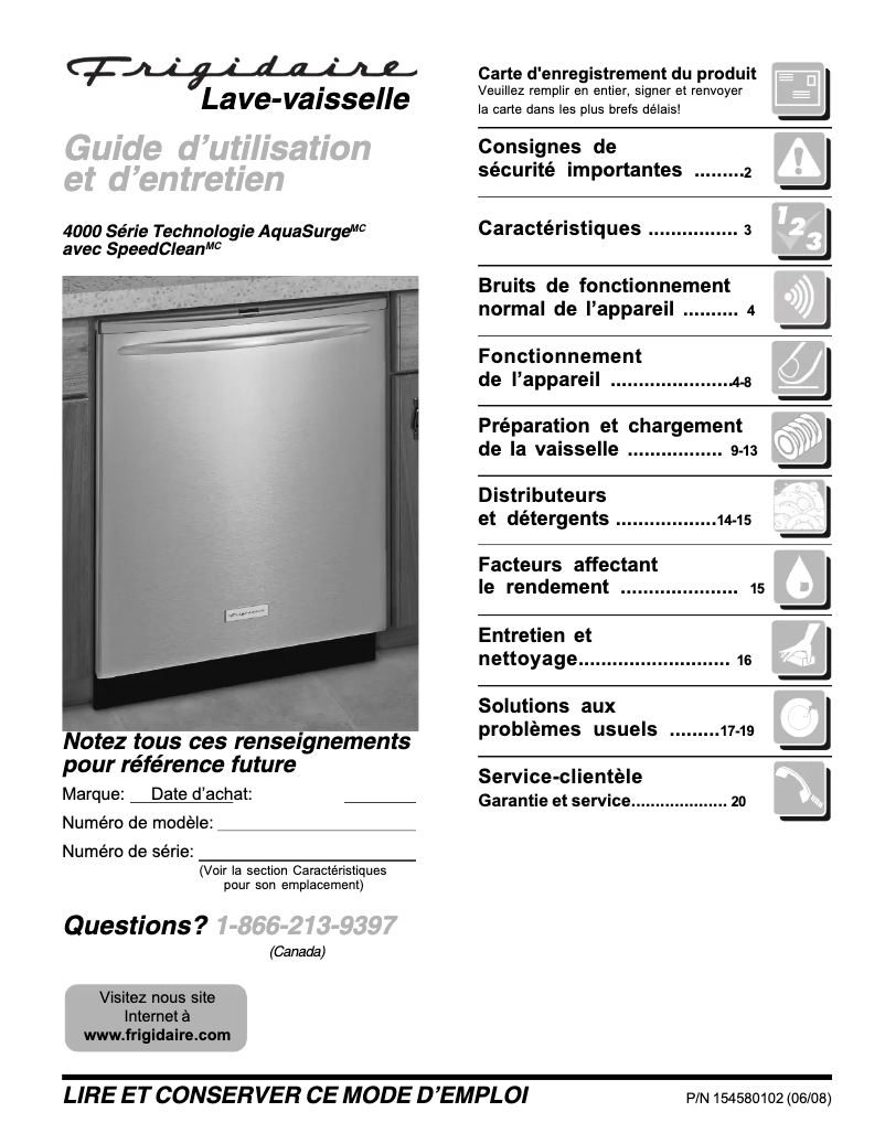 Página 1 del manual Manual de usuario Frigidaire GLD4355RFB