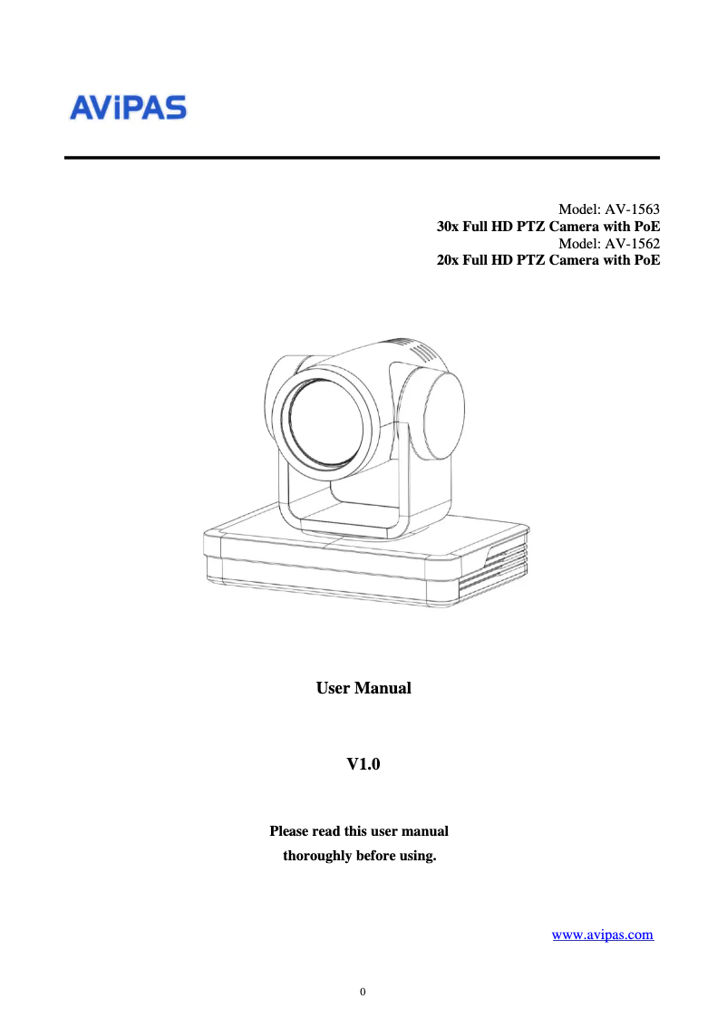 Página 1 del manual Manual de usuario AViPAS AV-1562